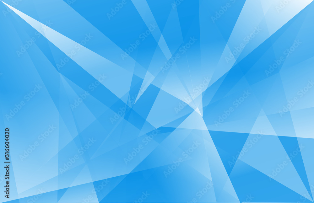 Background Geometric Blue Crystals Triangle Shape Vector Background Geometric Blue Crystals Triangle Shape Vector