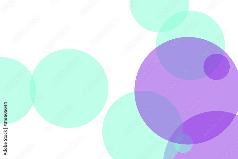 Abstract violet green circles illustration background Abstract violet green circles illustration background