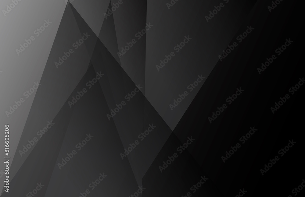Background Minimalist Geometric Black Crystal Triangle Shape Vector Background Minimalist Geometric Black Crystal Triangle Shape Vector