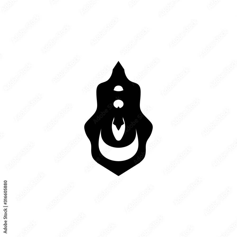 Obraz premium Gynecology lips, uterine icon. Simple gynaecology icons for ui and ux, website or mobile application