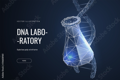 DNA analysis icon, genetics testing. dna chain in magnifying glass sign. genetic engineering, cloning, paternity testing. vector illustration