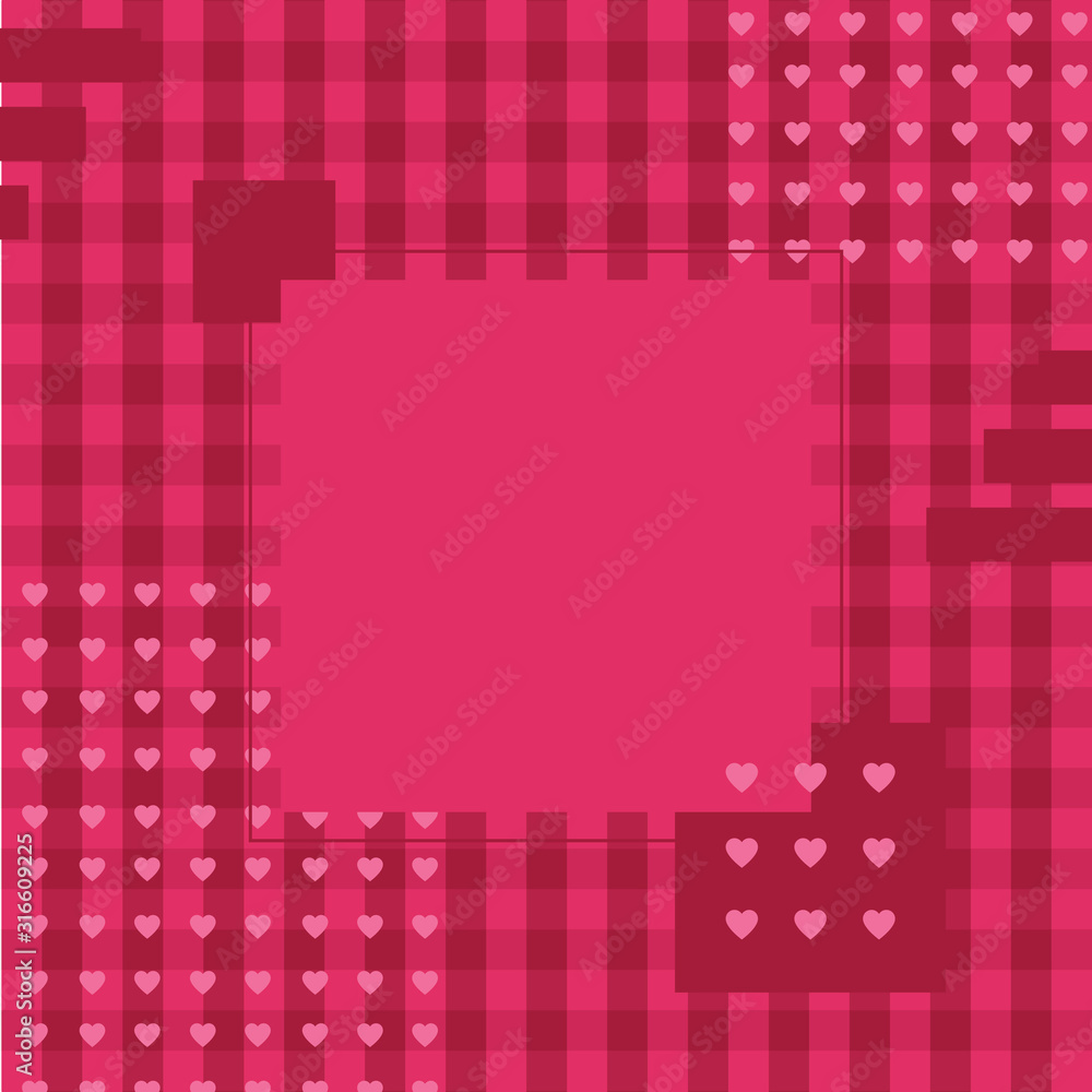 Pink heart background with empty place for text, greeting card for Valentine's day, wedding, mother's day, copy space Pink heart background with empty place for text, greeting card for Valentine's day, wedding, mother's day, copy space
