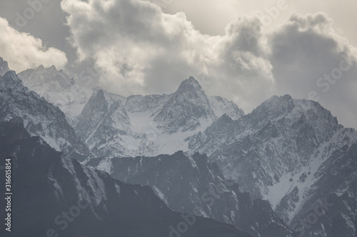 Mountain landscape in Ladakh, India