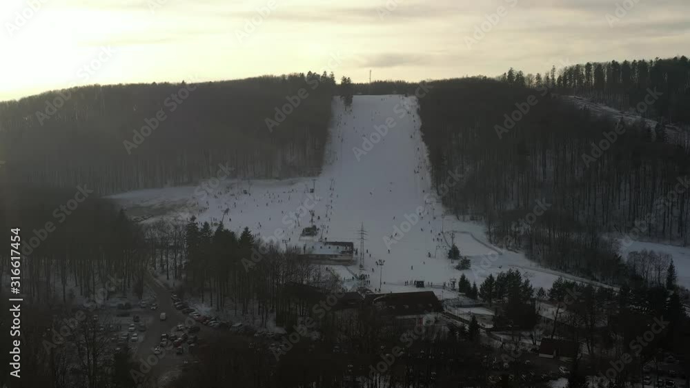 Aerial view of the ski resort Jahodna in Slovakia Aerial view of the ski resort Jahodna in Slovakia