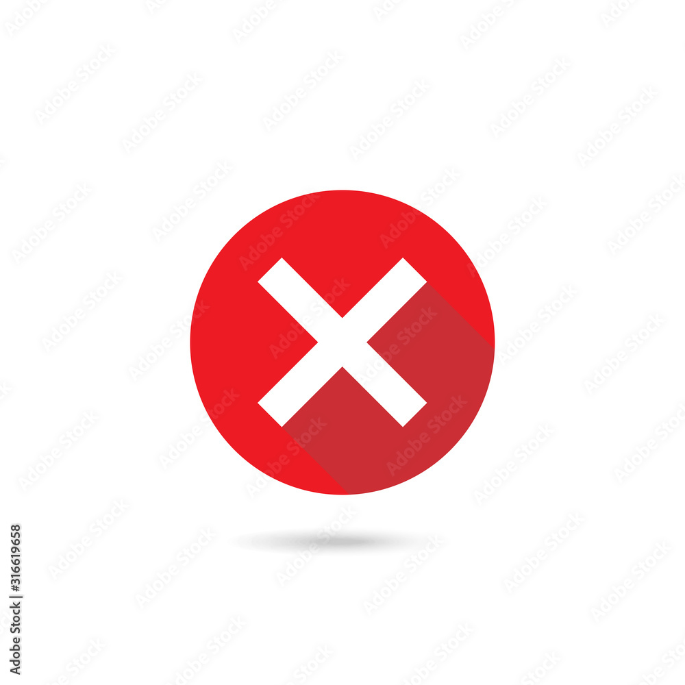Fototapeta premium yes no check mark white background vector