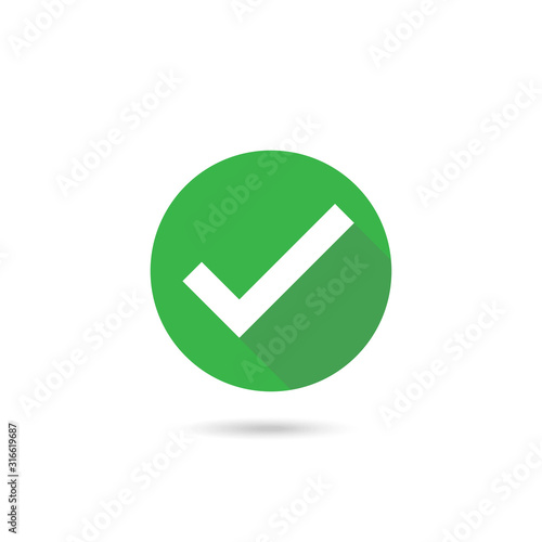 Free Download yes no check mark white background vector - GFXLoad