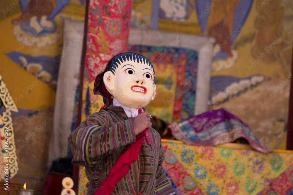 Gustor mask festival in Ladakh, India