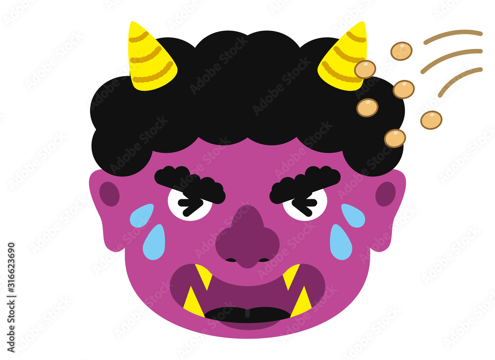 イラスト 鬼 おに オニ 節分 豆まき 素材 表情 顔 紫鬼 ムラサキオニ 紫 むらさき ベクター有 Vector De Stock Adobe Stock イラスト 鬼 おに オニ 節分 豆まき 素材 表情 顔 紫鬼 ムラサキオニ 紫 むらさき ベクター有 Vector De Stock Adobe Stock