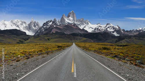 The Road to El Chalten - Mt Fitzroy in all of it's glory photo