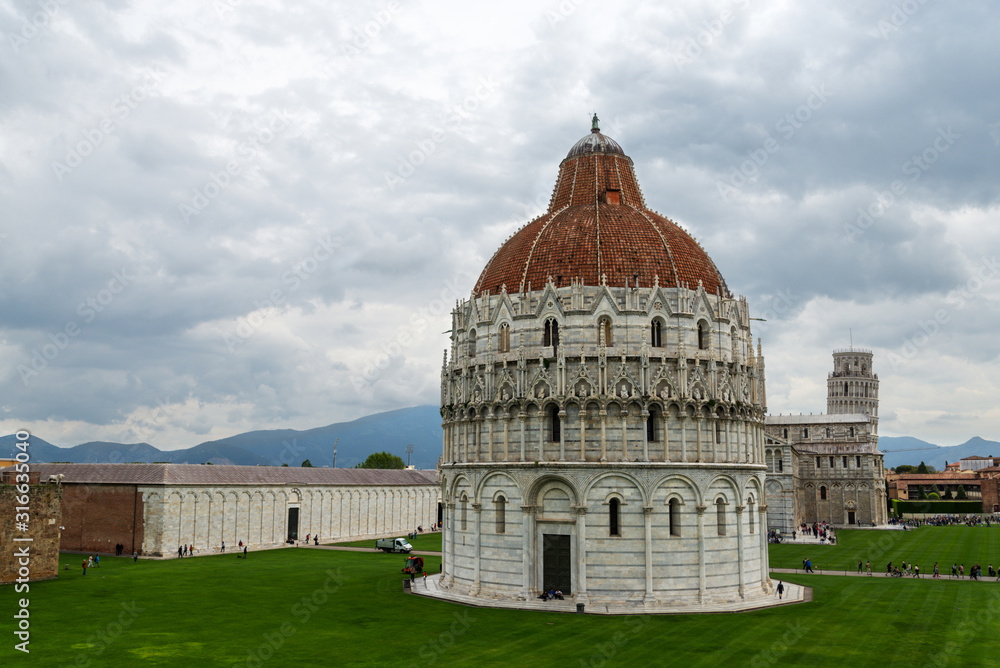 The Pisa Baptistery of St. John is a Catholic ecclesiastical building in Pisa.