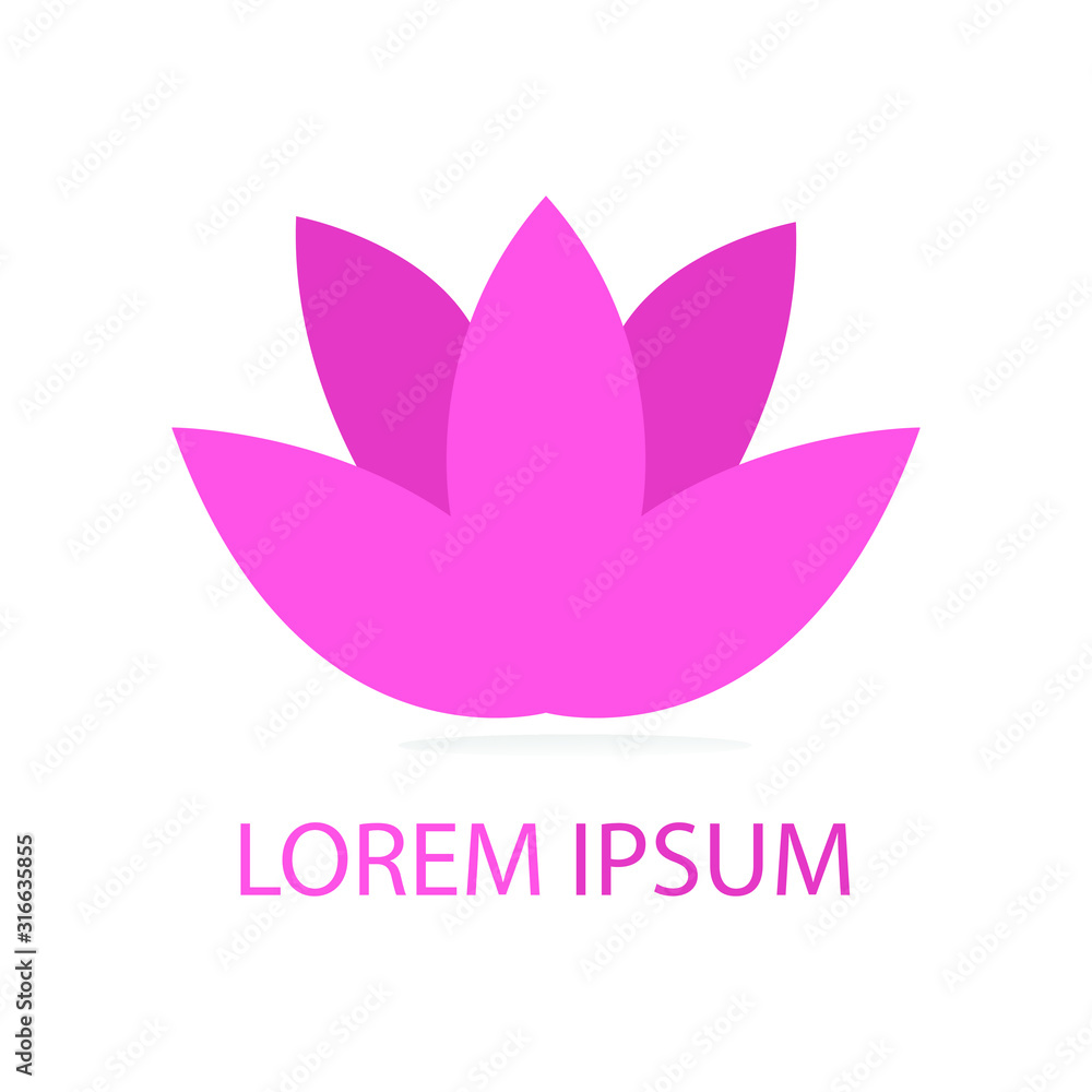 modern lotus flower logo design template. lotus symbol icon modern lotus flower logo design template. lotus symbol icon