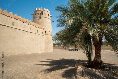 Al Jahili Fort in Al Ain in the Emirate of Abu Dhabi, UAE photo