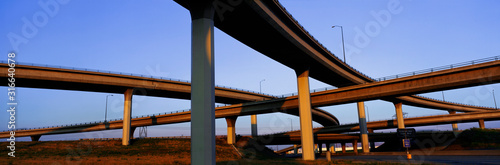 Photography This is a freeway overpass intersection