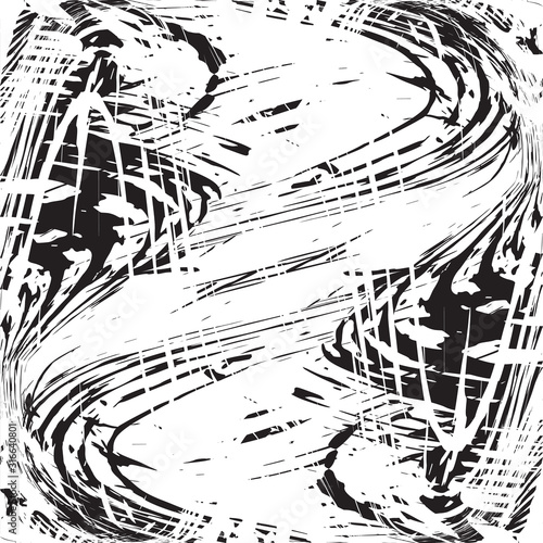 Wavy Grunge Background