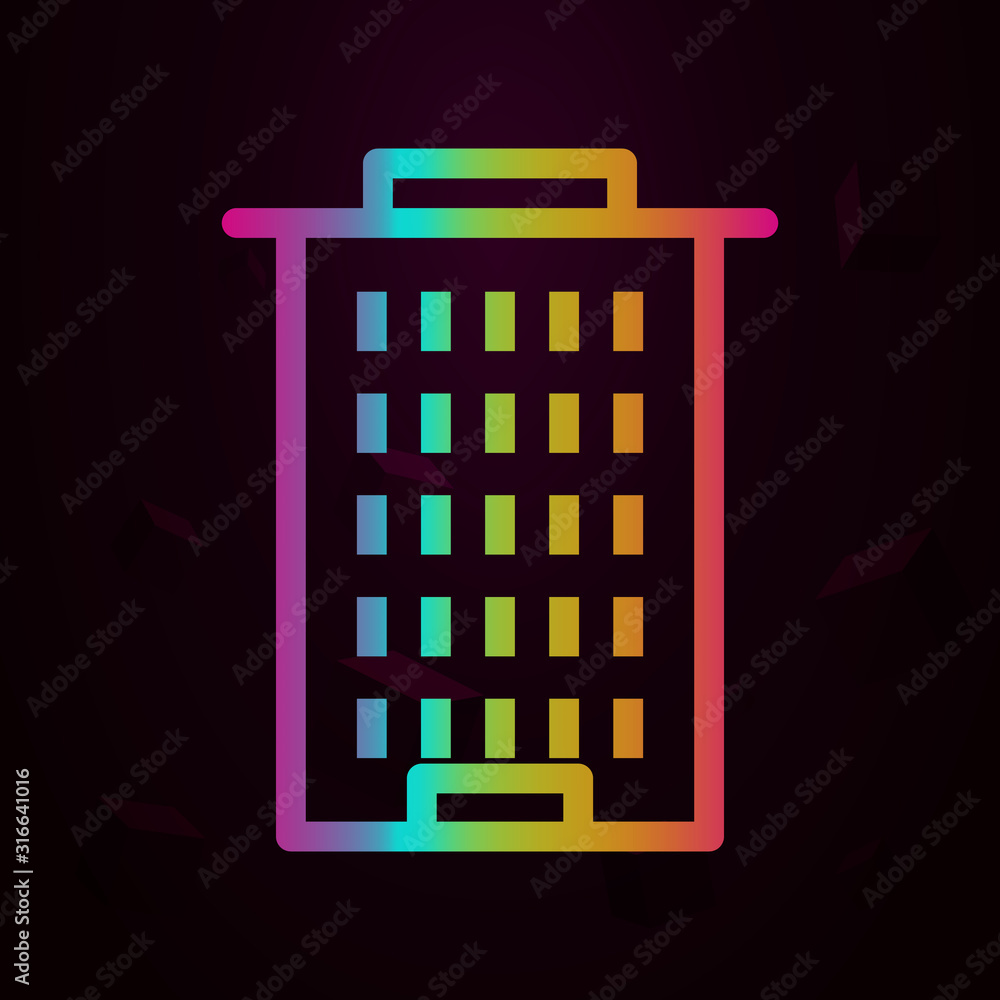 residential building nolan style icon. Simple thin line, outline vector of buildings icons for ui and ux, website or mobile application residential building nolan style icon. Simple thin line, outline vector of buildings icons for ui and ux, website or mobile application