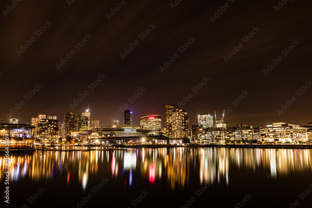Obraz premium Melbourne by night