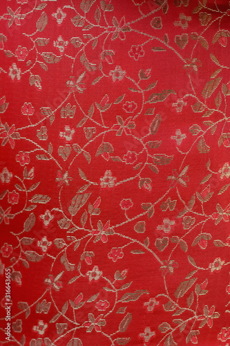 chinese floral pattern fabric