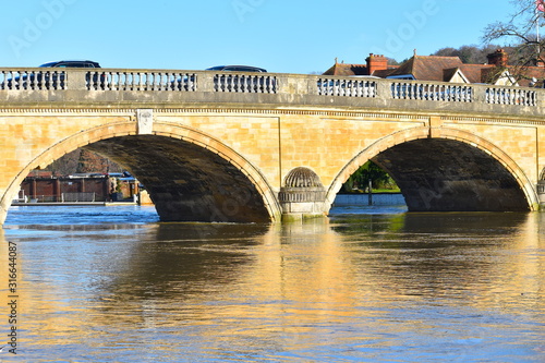 Medieval stone arch bridge over the Thames in south Oxfordshire. Section of the towpath allows you to explore Henley-on-Thames town famous for its Royal Regatta and award winning river rowing museum