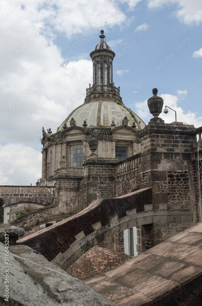 Roofs of the Metropolitan Cathedral of Mexico City