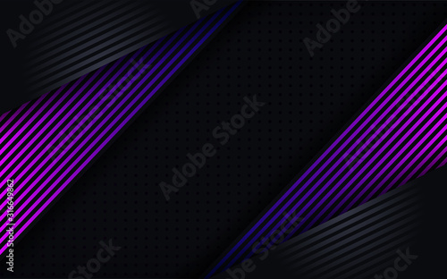 abstract dark background with shinny purple lines