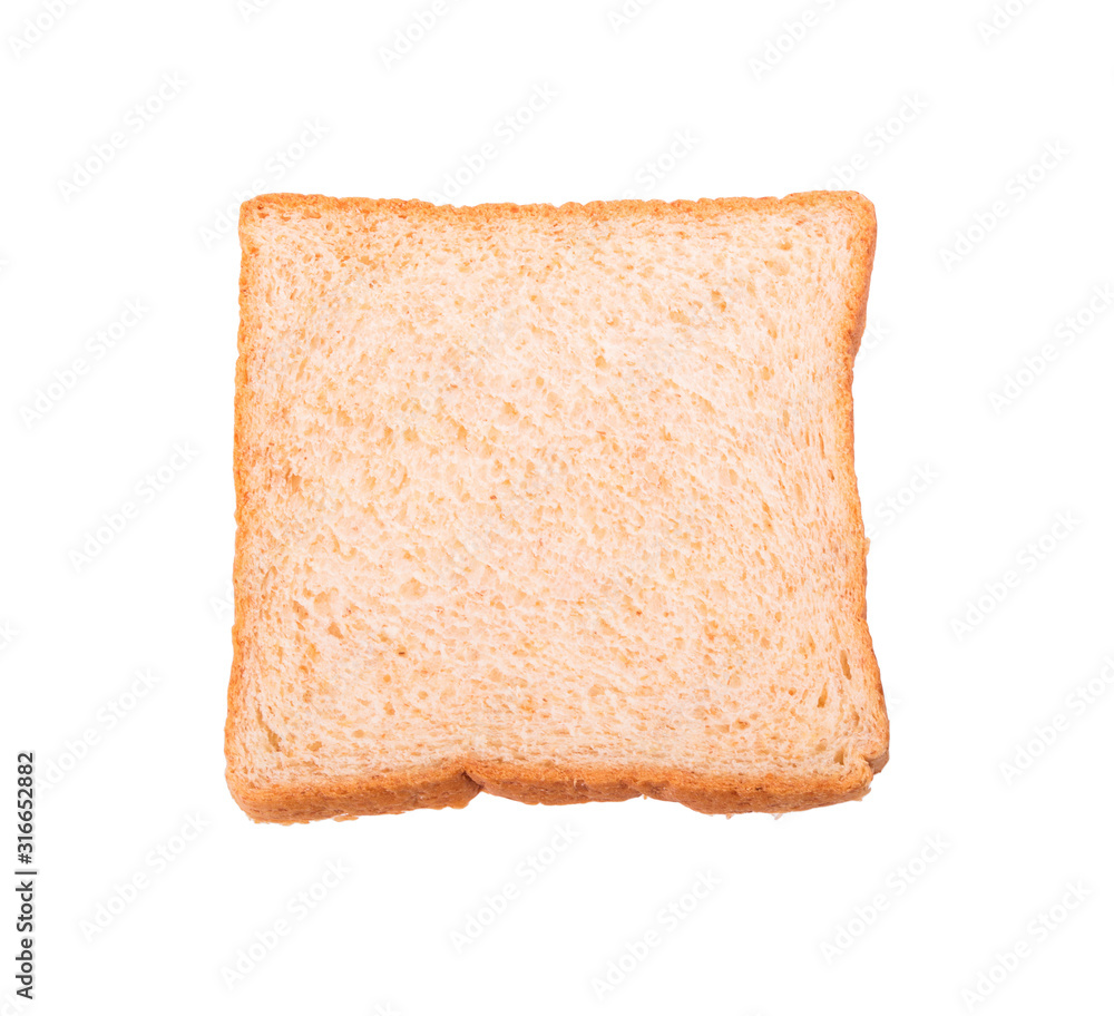Wholewheat sliced bread isolated on a white background, clipping paths Wholewheat sliced bread isolated on a white background, clipping paths