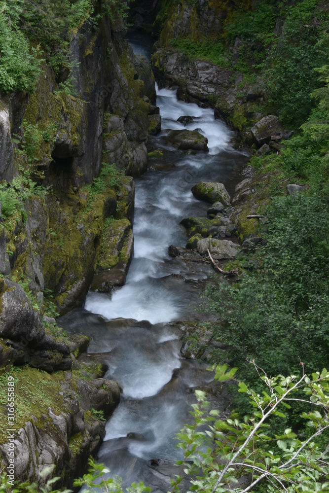 Mt Rainier Waterfall Mt Rainier Waterfall