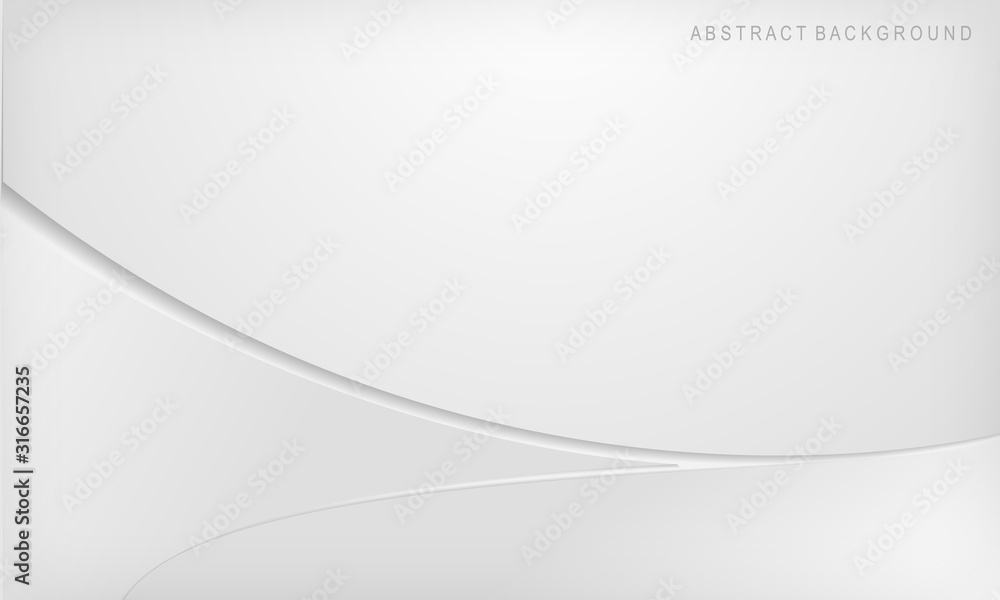 Abstract minimal white and gray gradient color curve background. Vector Illustration. Abstract minimal white and gray gradient color curve background. Vector Illustration.