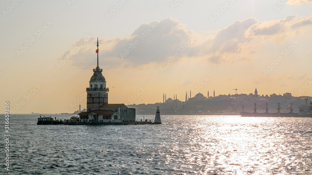 Torre da garota em Istanbul- Turquia