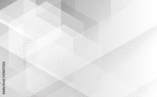 Grey wheel geometric technology background with gear shape. Vector abstract graphic design.