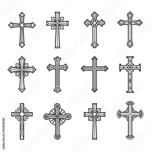 Crucifix vintage images