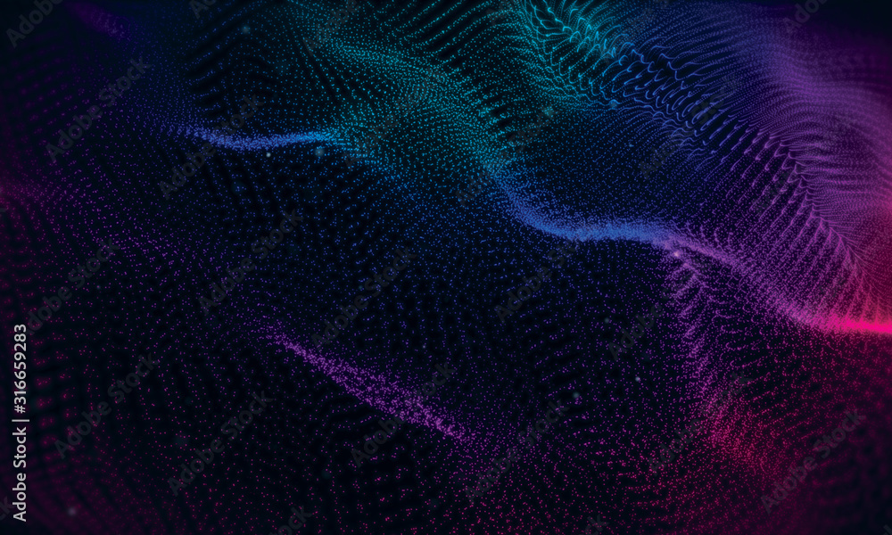 Abstract background with dots lines Abstract background with dots lines