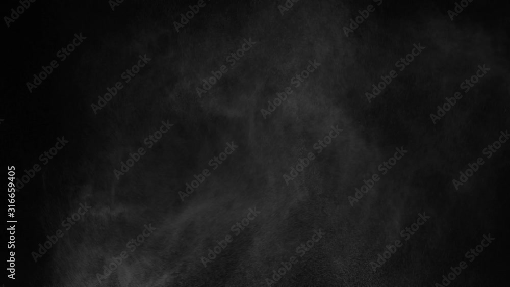 white vapour or spray water on a black background ,slow motion movement white vapour or spray water on a black background ,slow motion movement