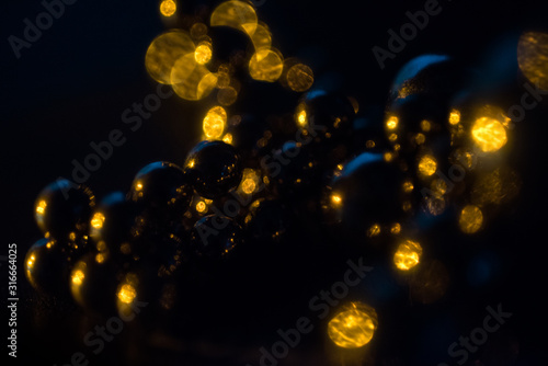 Abstract Macro photography of pellets