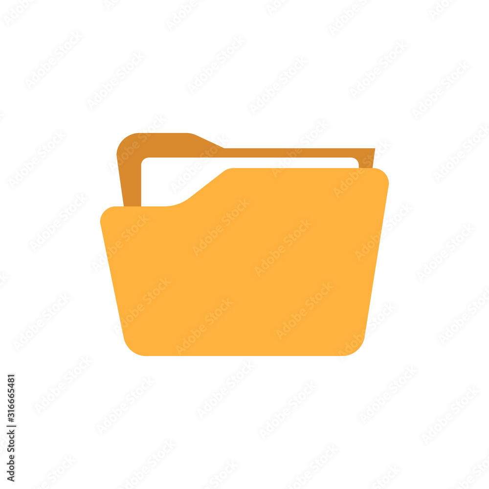 File folder icon design. vector illustration 