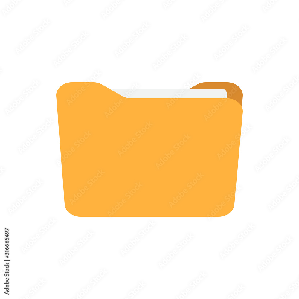 File folder icon design. vector illustration 