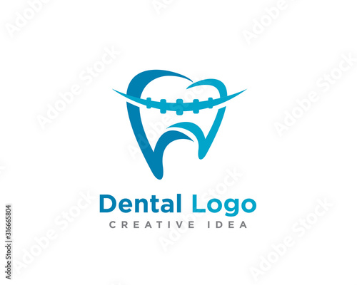 Medical Dental Logo Design Vector