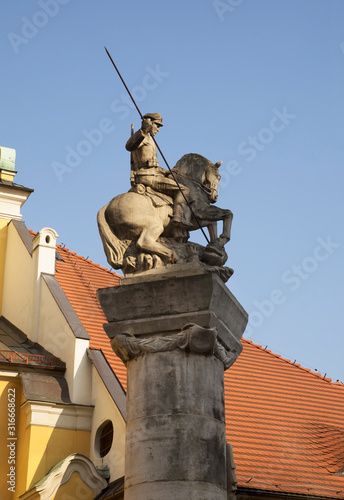 Monument to 15th Poznan Uhlans Regiment in Poznan