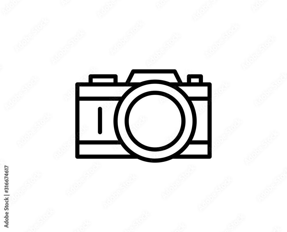 Camera line icon Camera line icon