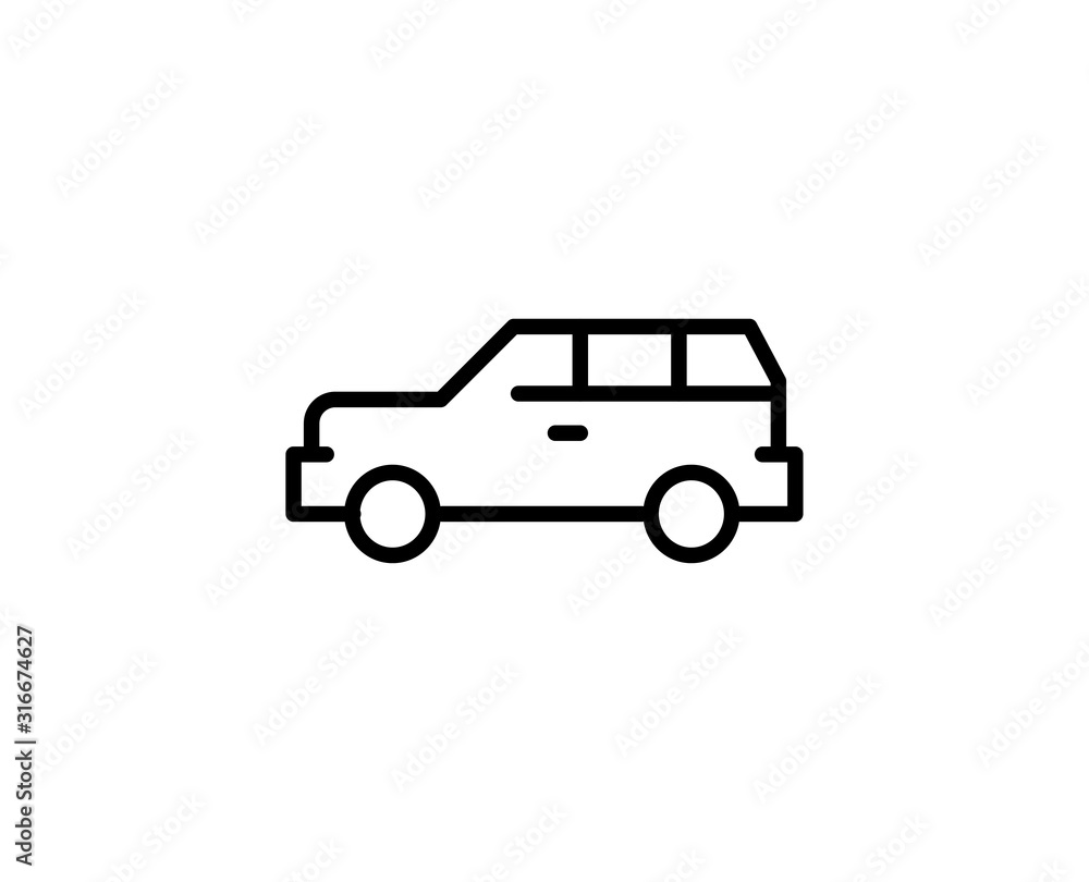 Car line icon