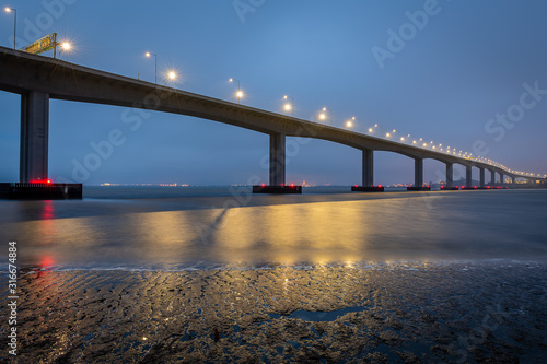 Benicia-Martinez Bridge at Dusk © Chris