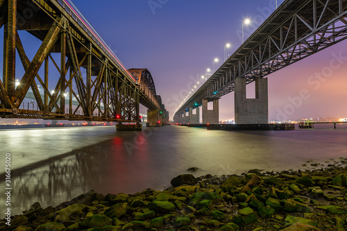Benicia-Martinez Bridge at Dusk