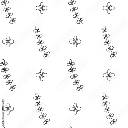 simple and beautiful seamless vector floral pattern with small flowers. vector illustration for fabric, clothing, print etc.