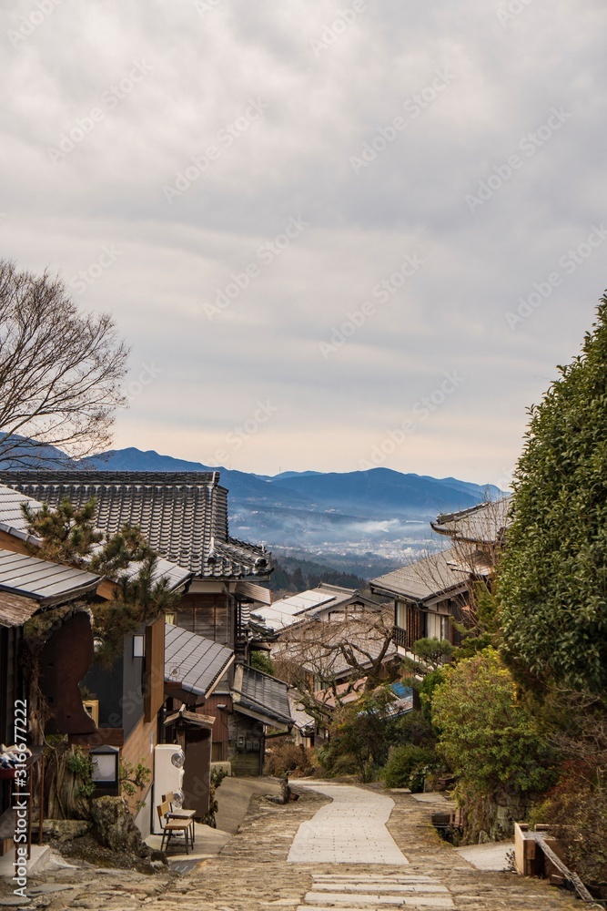 ／Magome-juku is an old town in Gifu Prefecture, Japan.