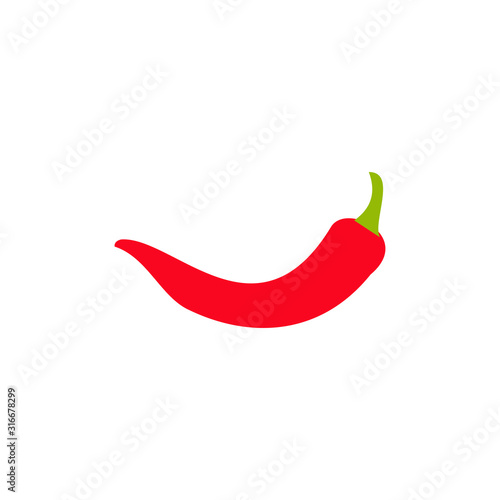 Red Hot Chili logo designs vector icon illustration