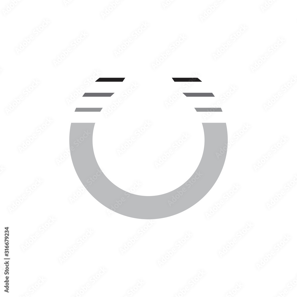 circle stripes abstract logo vector circle stripes abstract logo vector