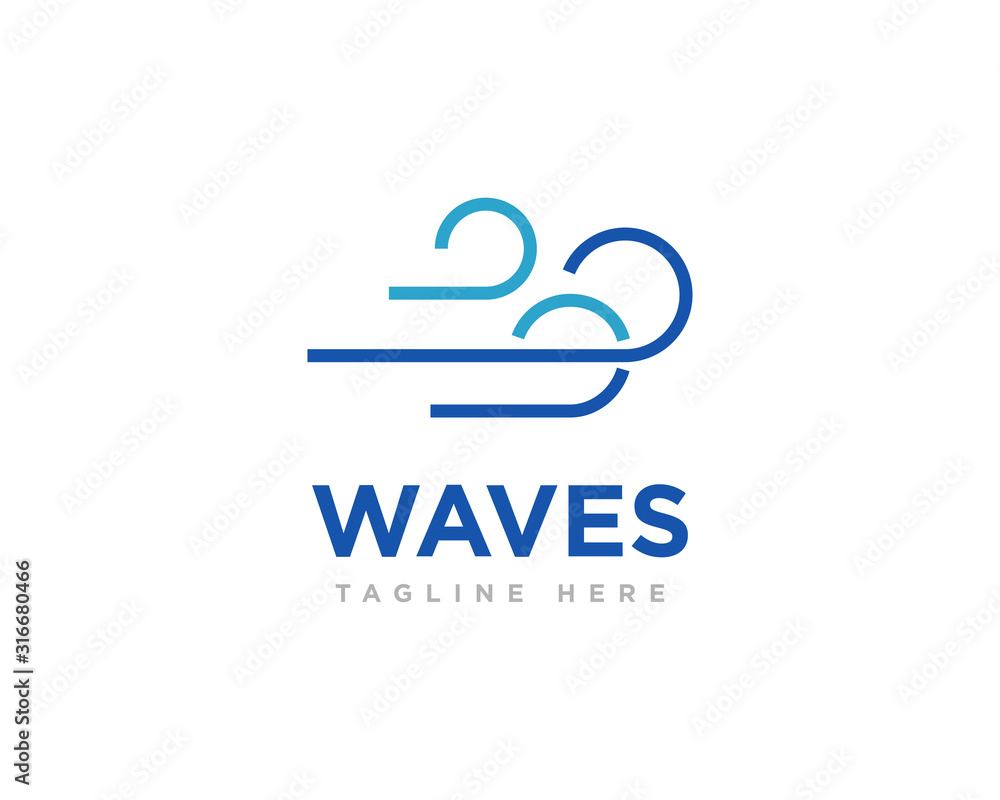 Abstract Wave Logo Design Vector Abstract Wave Logo Design Vector