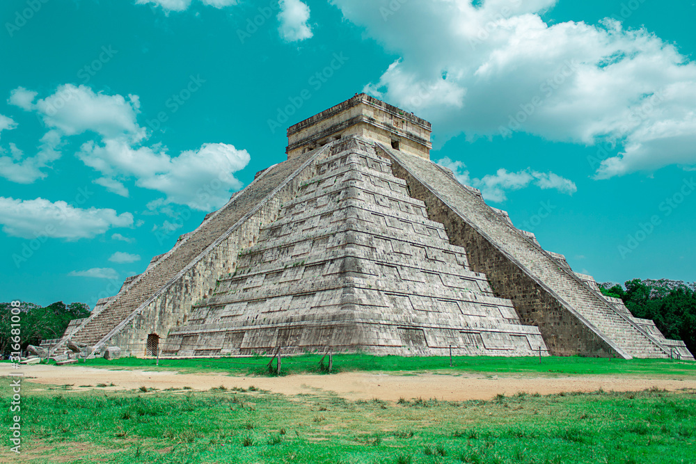 Piramide Chichen Itza, Yucatan Mexico