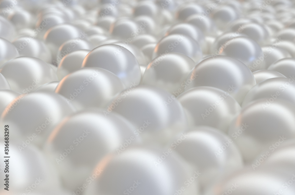Obraz premium White Pearl Background