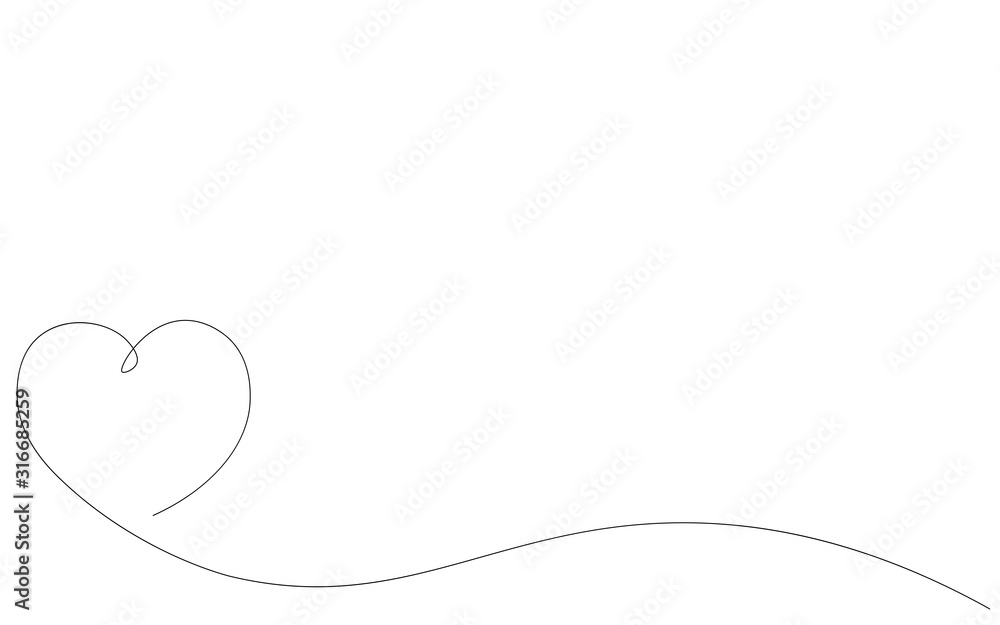 Valentines day background with love heart vector illustration Valentines day background with love heart vector illustration