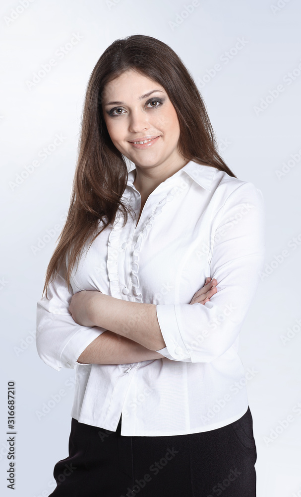 close up. business woman in casual clothes. close up. business woman in casual clothes.